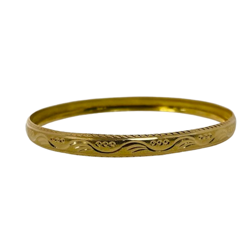Bracelet Jonc Or Jaune 18 carats - Très Bon État