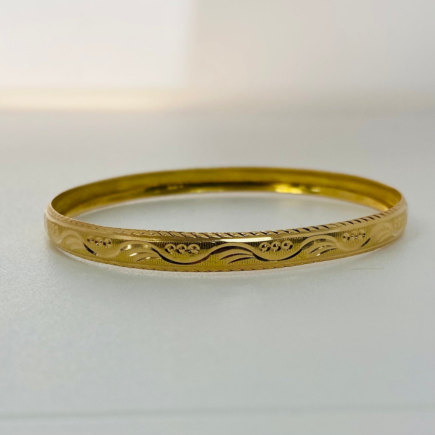 Bracelet Jonc Or Jaune 18 carats - Très Bon État