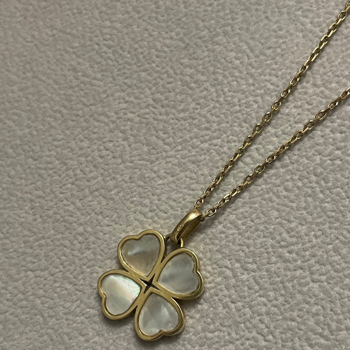 Collier Trèfle Or Jaune 18K 6.18 Grs