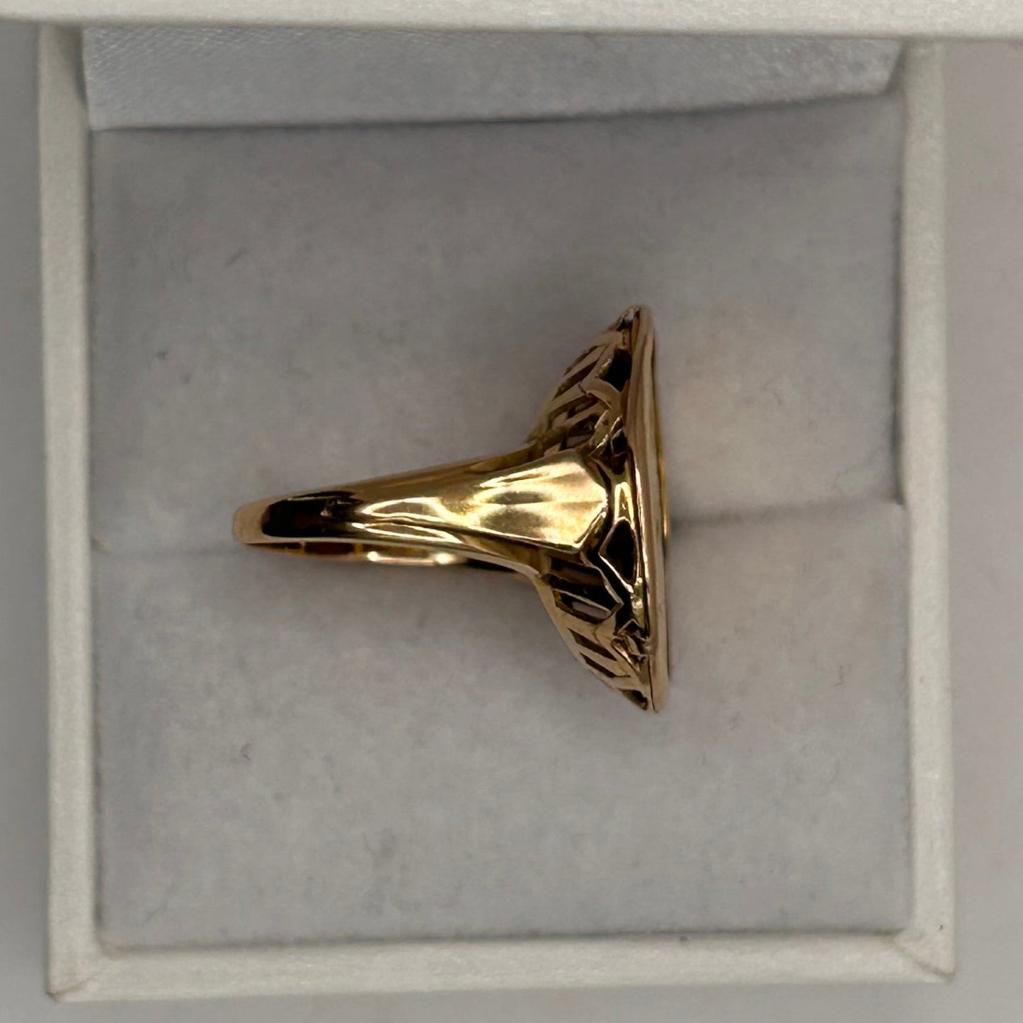 Bague pièce 10 FR Napoléon or jaune 18K