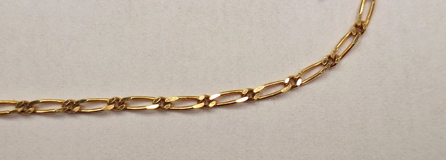 Collier Princesse en Or Jaune 18K Anneau Ressort