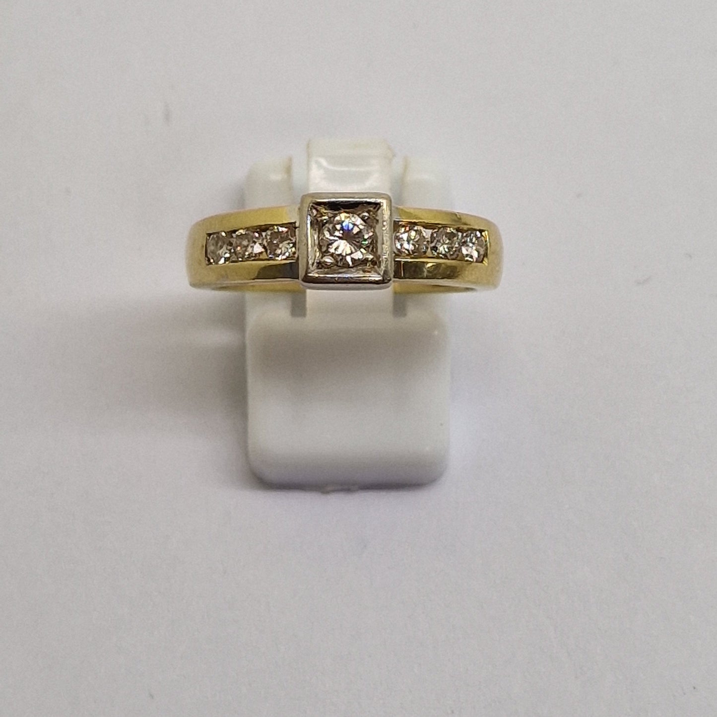 Bague en or Jaune 18K Taille-56