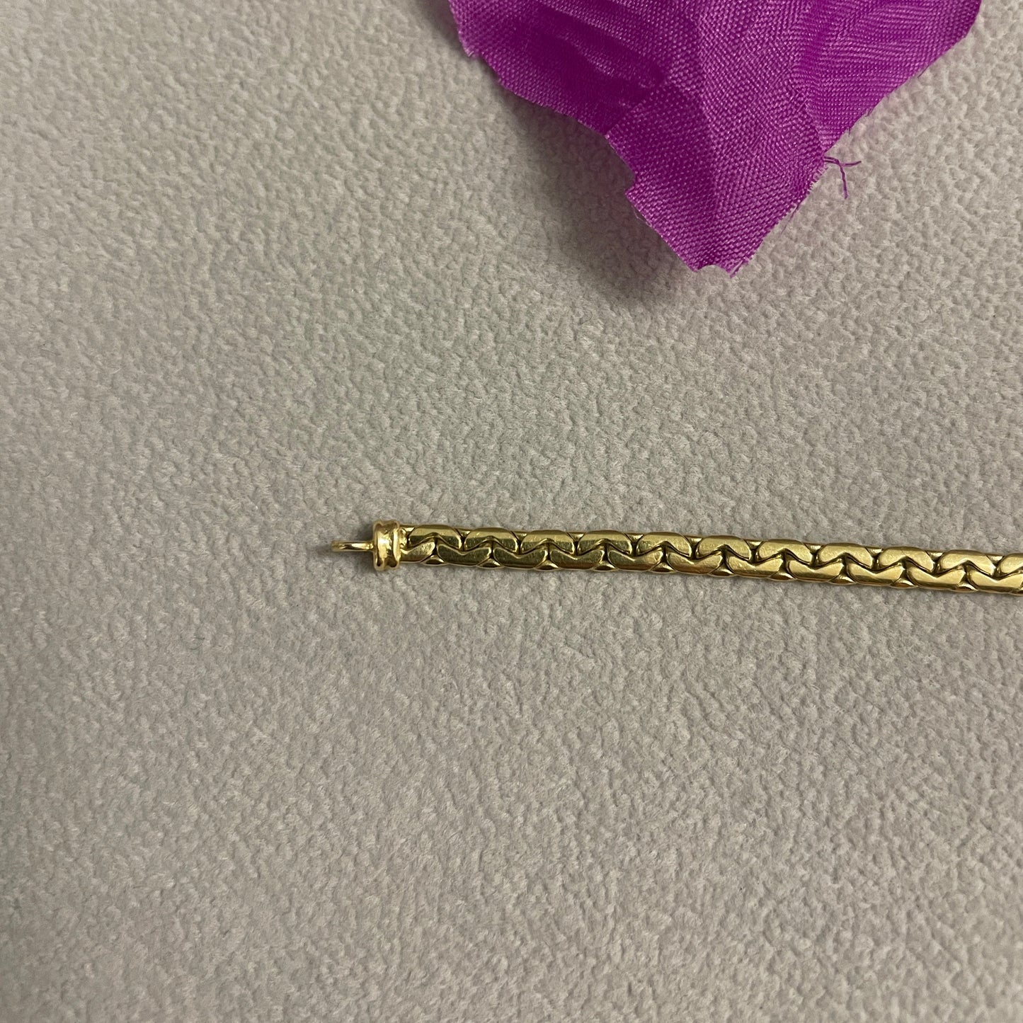 Bracelet maillon en or jaune 18K 4.61 Grs