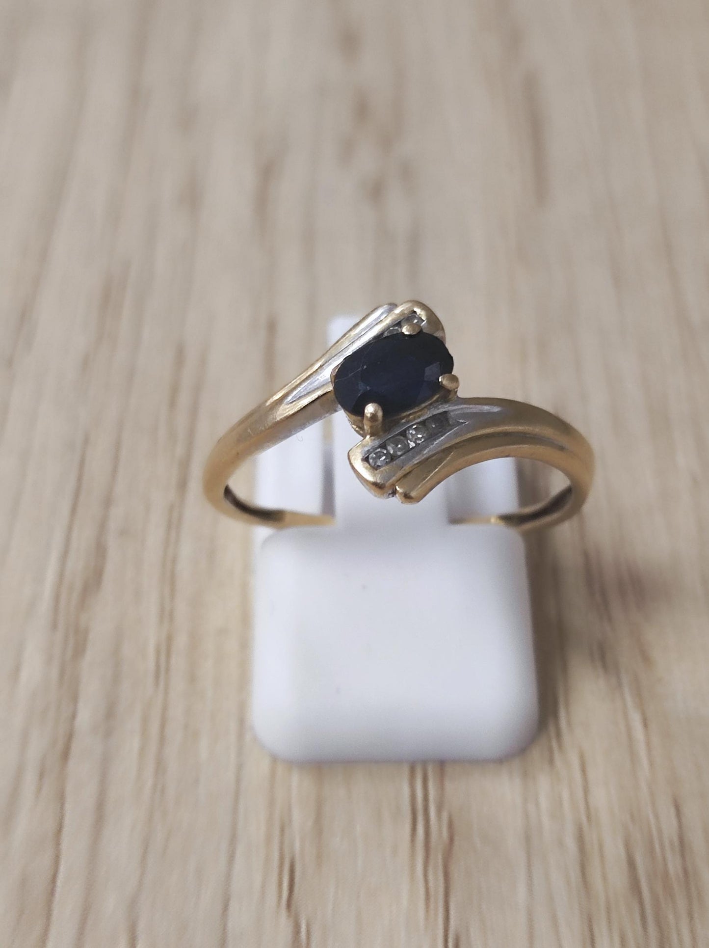 Bague en Or Jaune 18K avec Diamants 1.77 Grs