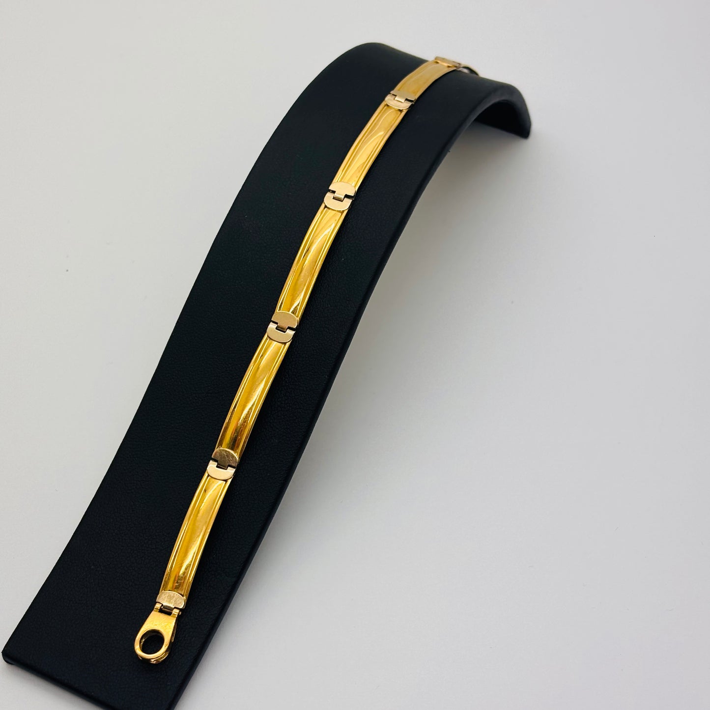 Bracelet gourmette en Or Jaune 18K 12.35 grs