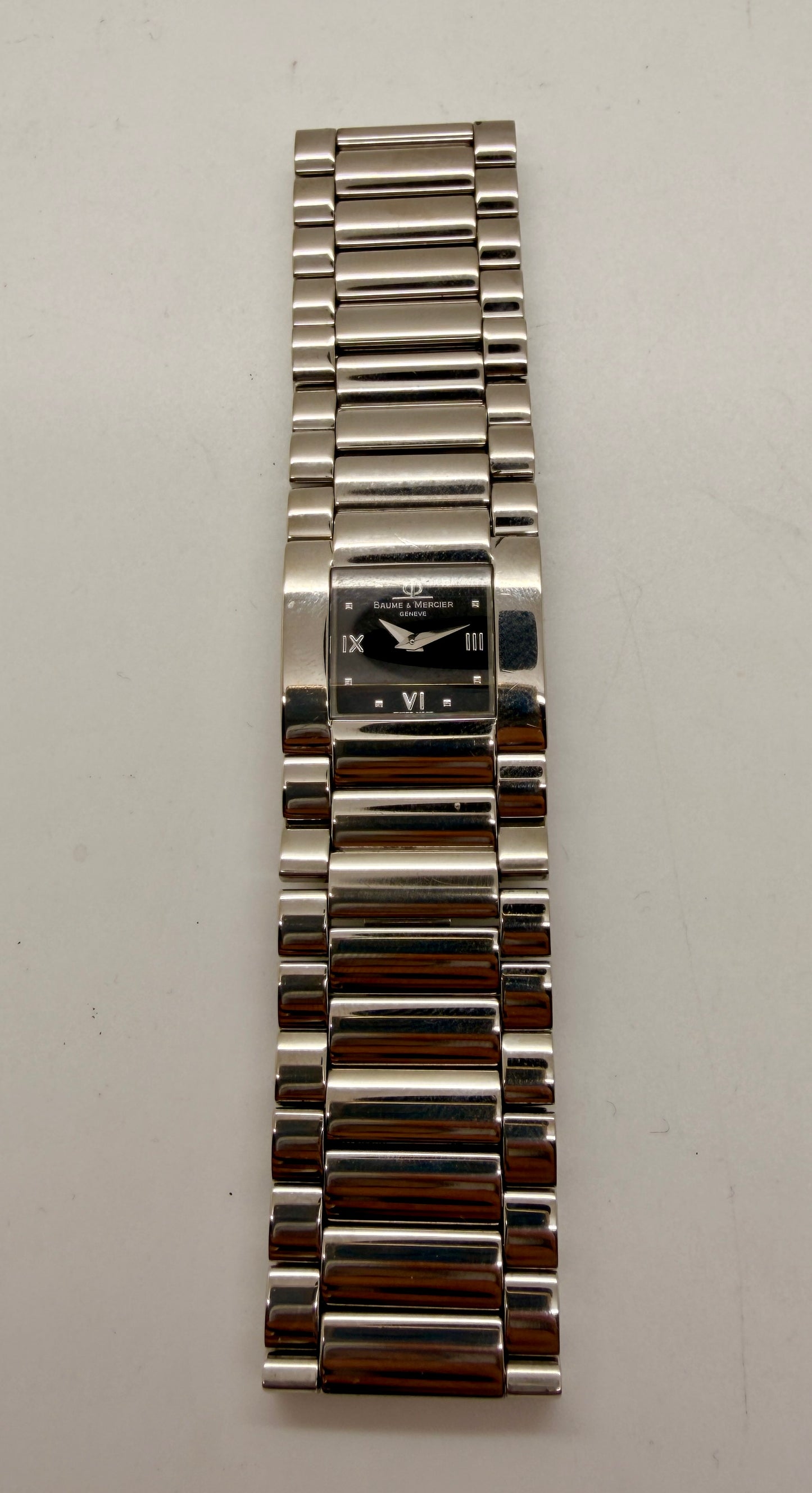 Montre Baume et Mercier CatWalk en Acier Noir 25mm
