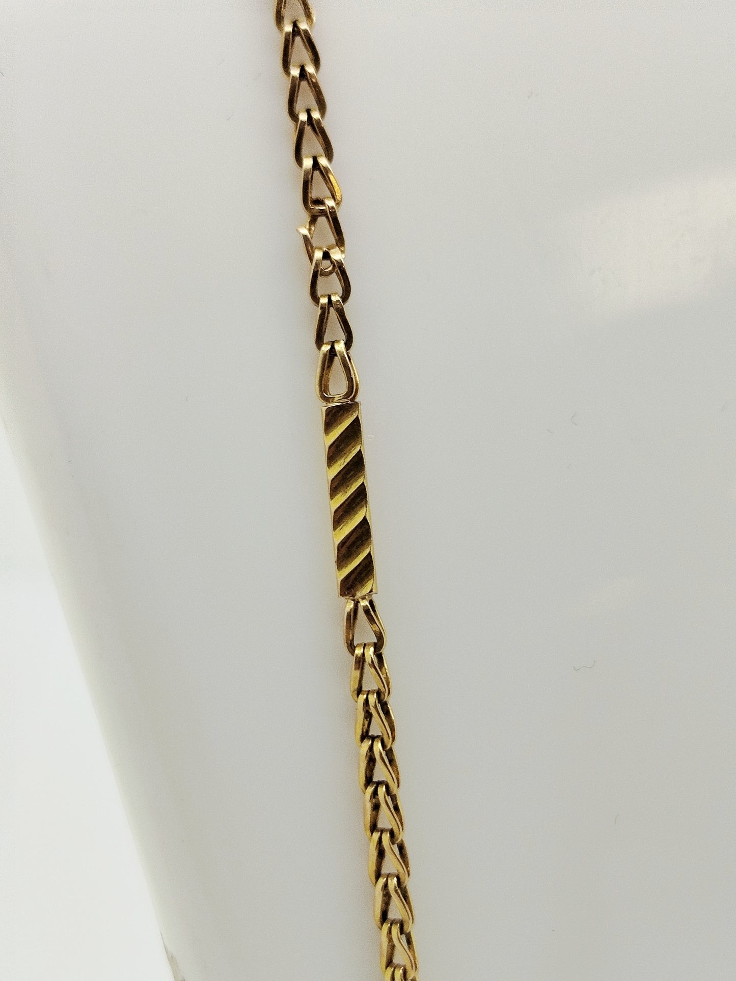 Collier Matinée Fantaisie en Or Jaune 18K 9.51 Grs