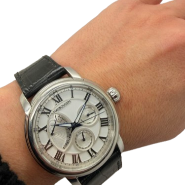 Montre Mauboussin Le Temps ne s'Arrête Jamais en Acier