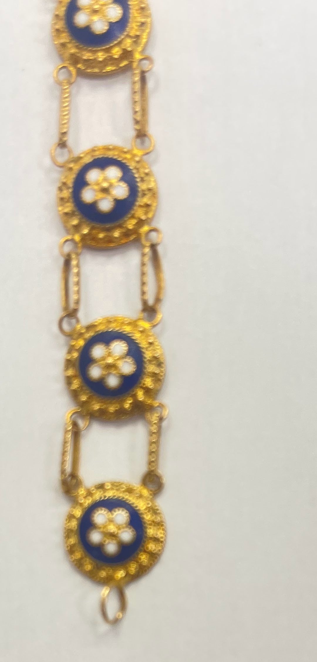 Bracelet Fantaisie en Or Jaune 20K 12.72 Grs