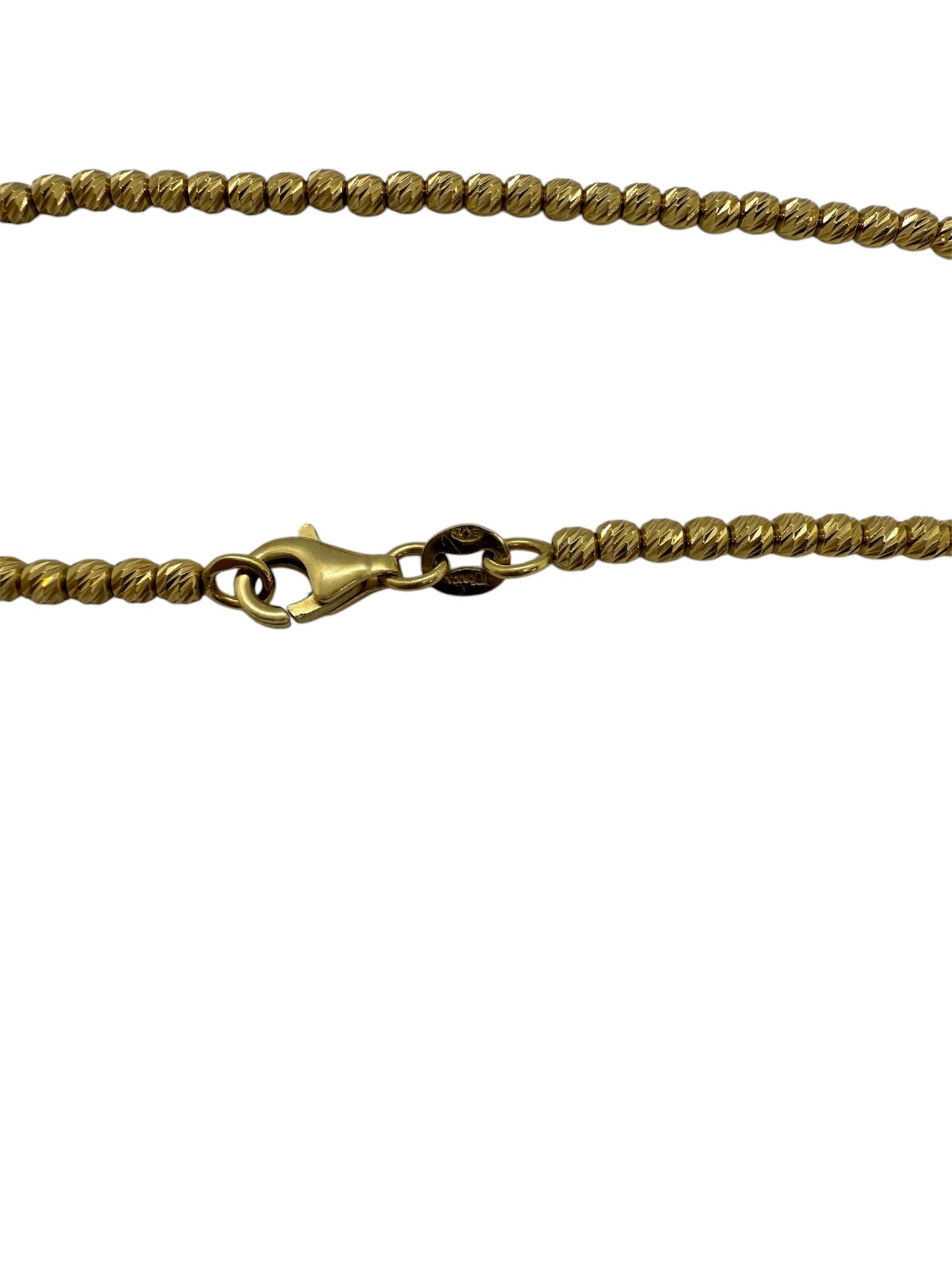 Bracelet Or Jaune Maillon 18 Carats Mousqueton