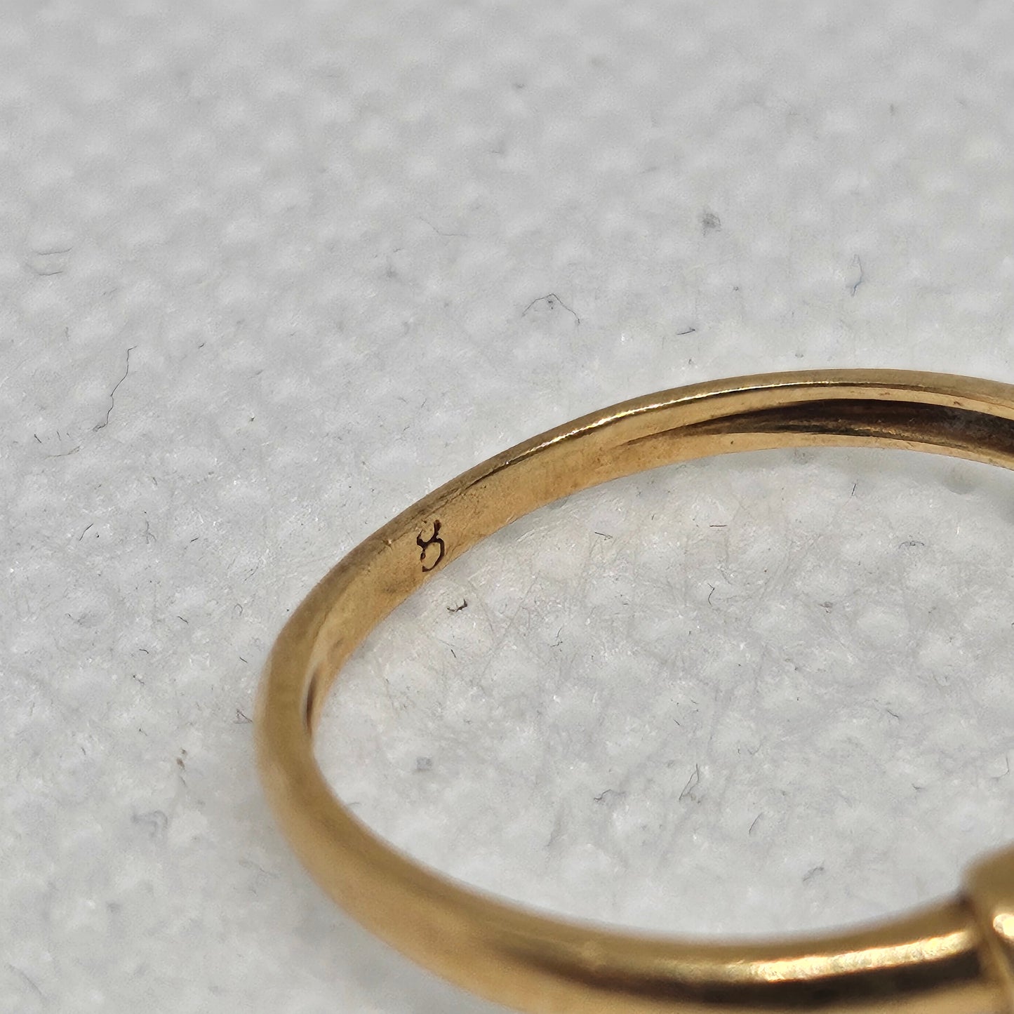Bague Chou Marguerite Or Jaune 18K Diamants Rubis Taille -49