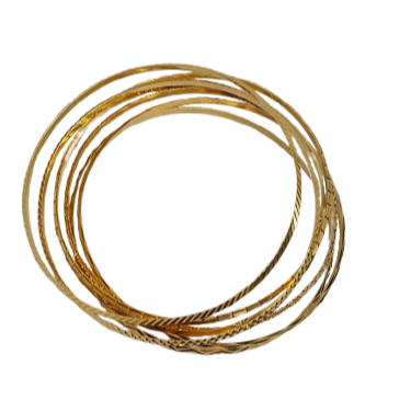 Bracelet Jonc Semainier en Or Rose 18K 44.56 Grs