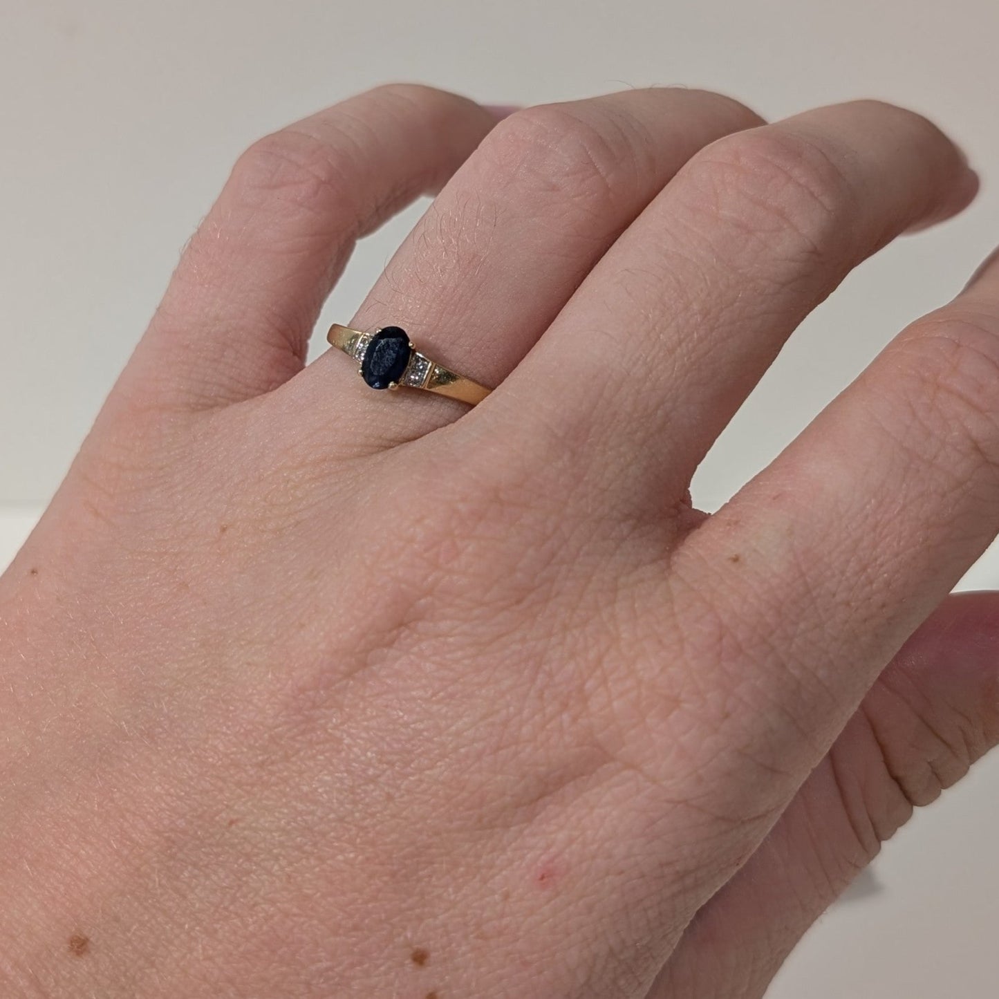 Bague en Or Jaune 18K 1.60 Grs - Taille 56