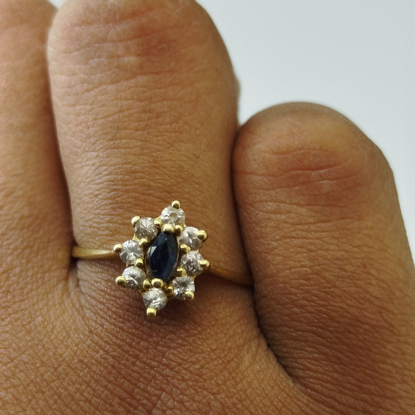 Bague en Or Jaune 18K Taille-58