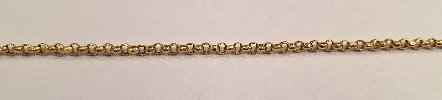 Bracelet Maille Jaseron Or Jaune 18 carats 3.92 Grs