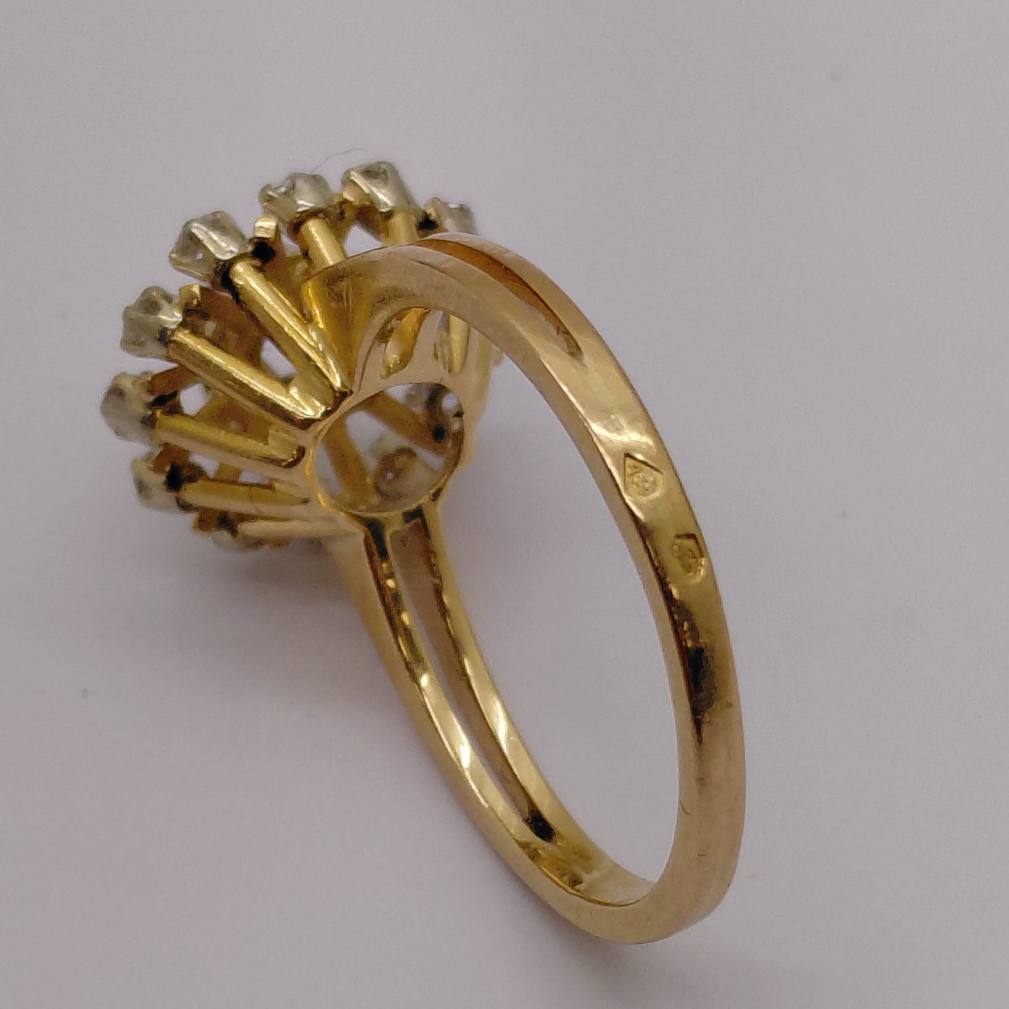Bague en Or Jaune 18K Taille-55