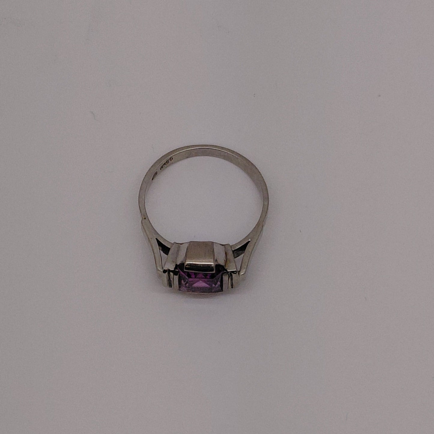 Bague en Or Gris 18K Taille-56