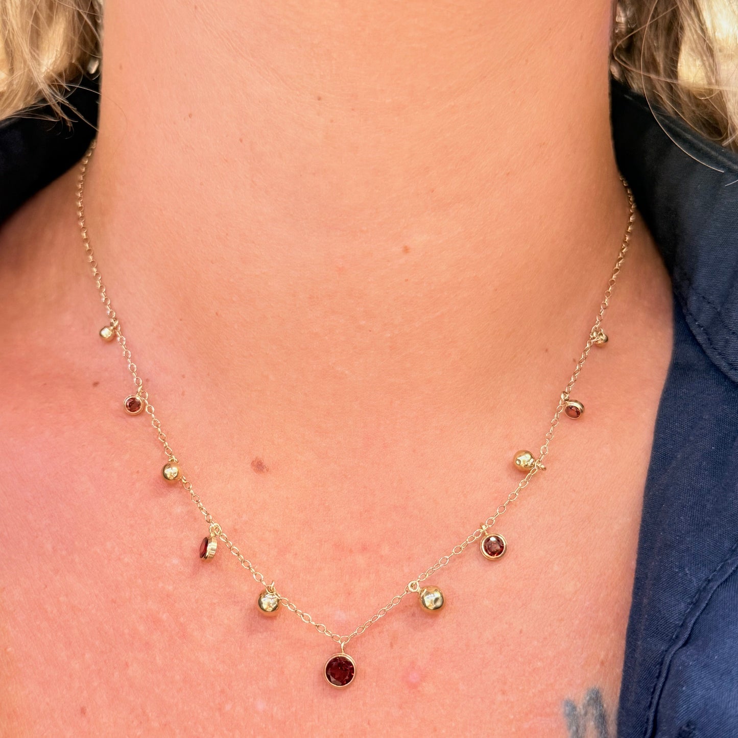 Collier Breloque Or Jaune 18k 3.33 Grs