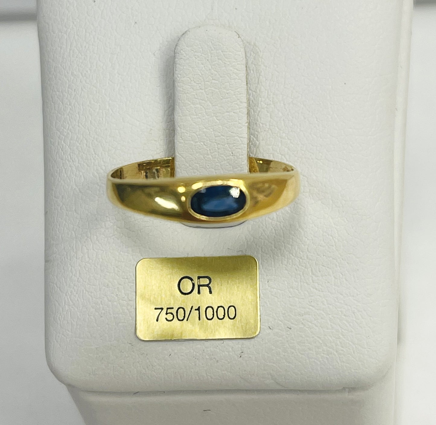 Bague en Or Jaune 18K Taille-52