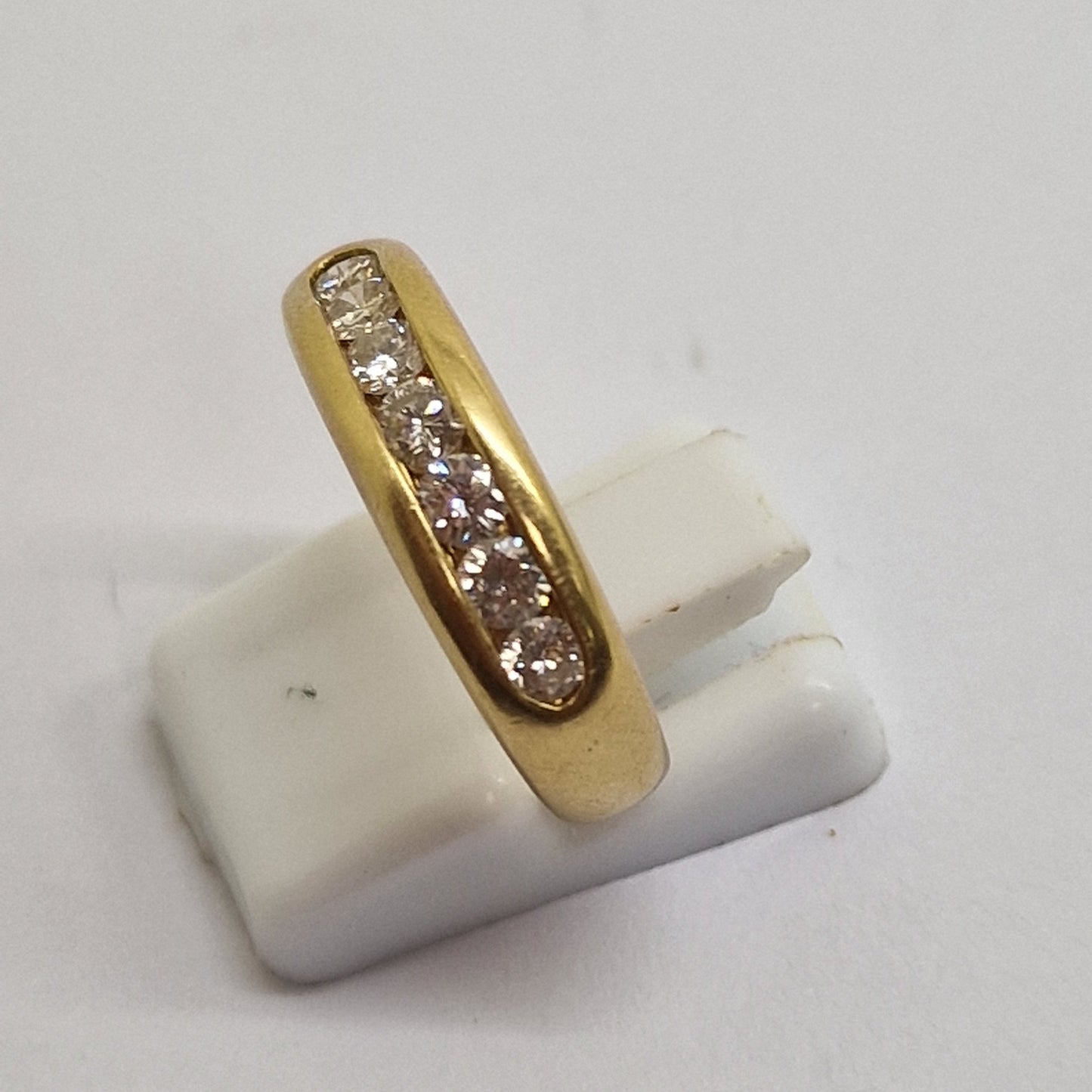 Bague Demi Tour en or jaune 18K Taille-54