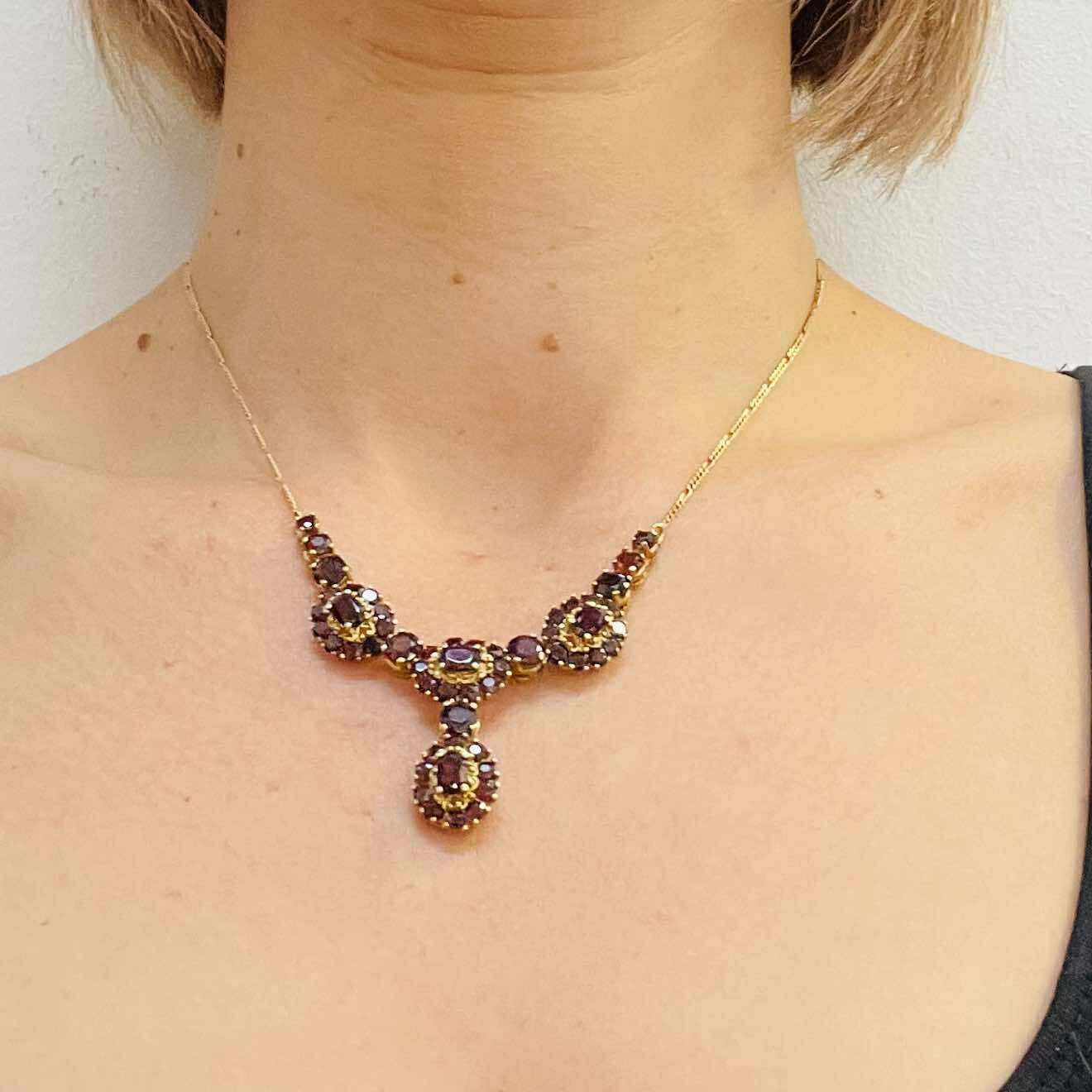 Collier Princesse en Or Jaune 18K 14.40 Grs