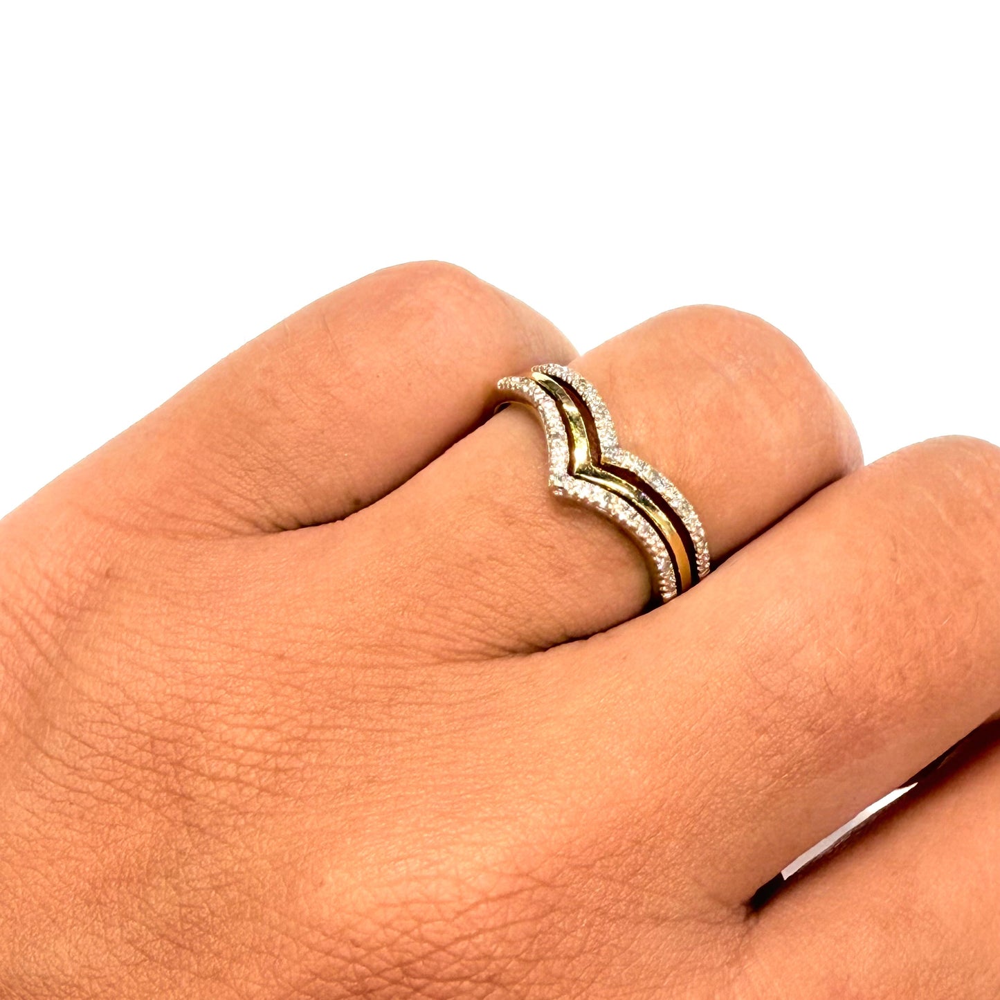 Bague Or Jaune 18K Taille-54