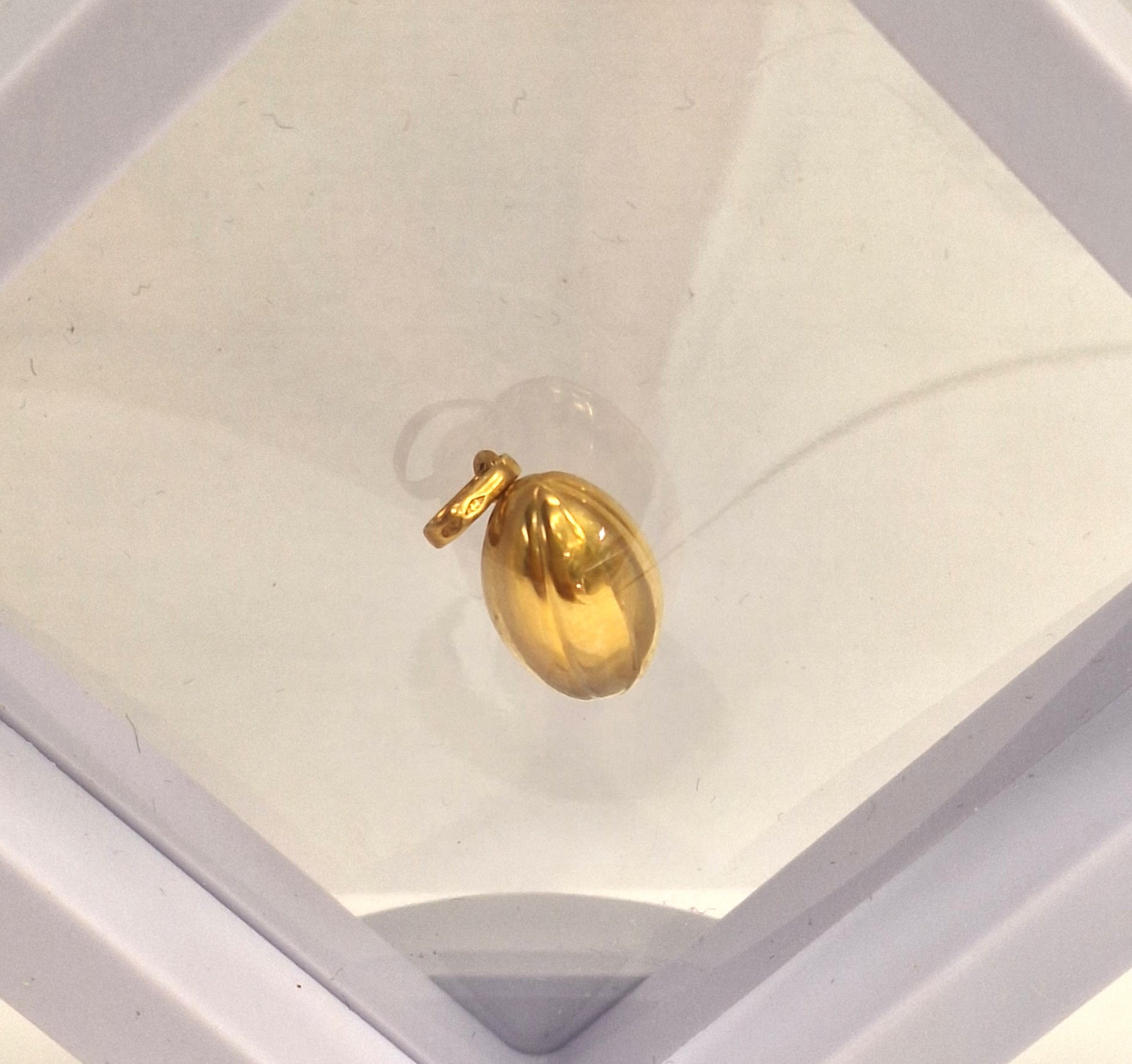 Pendentif Ballon Rugby Or Jaune 18 Carats