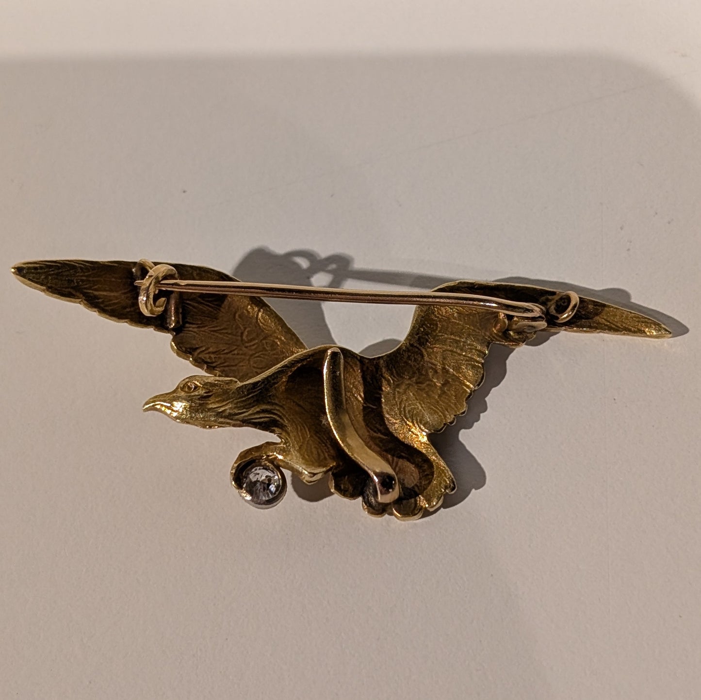 Broche en or jaune 18K 12.61 Grs