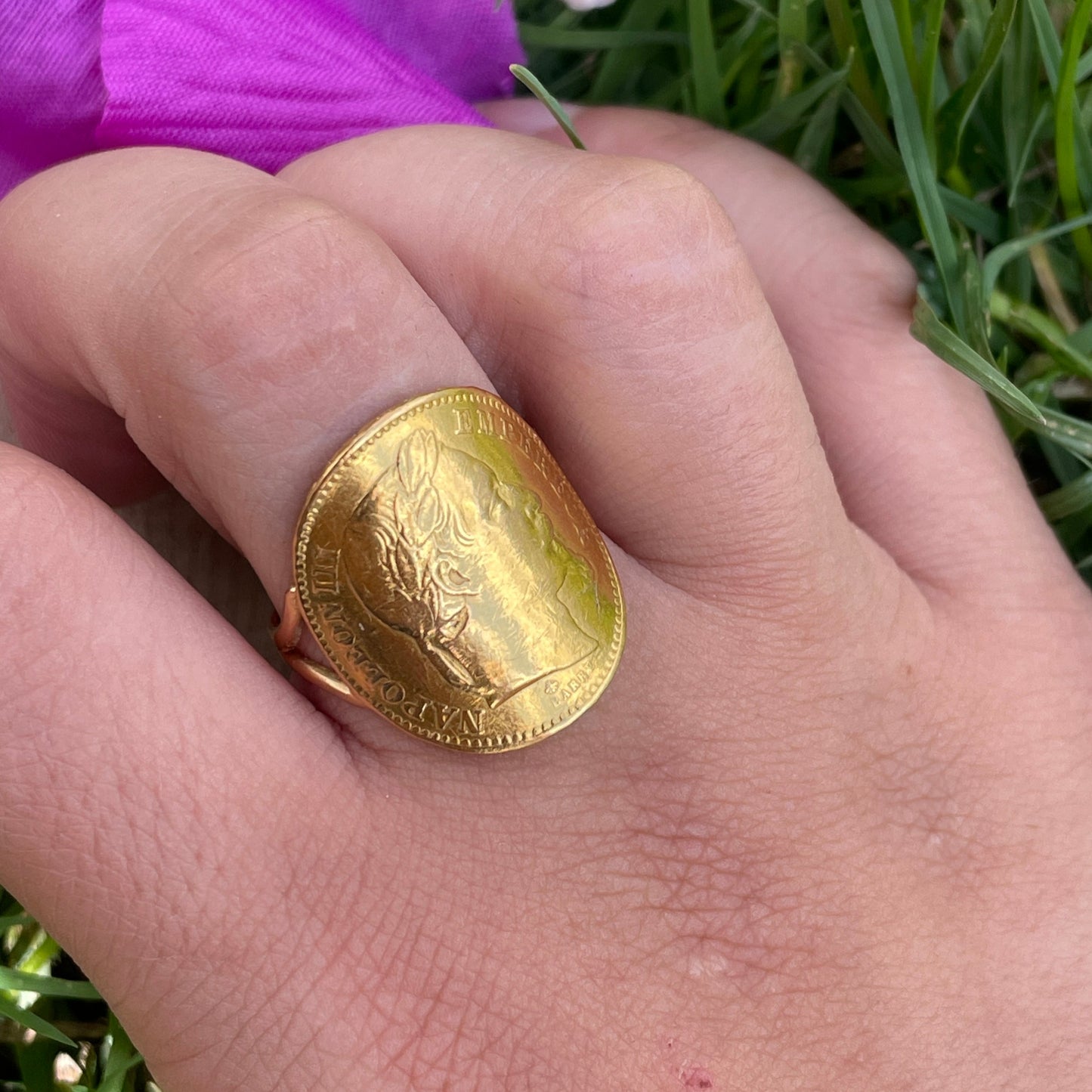 Bague en Or jaune 18K Taille-58