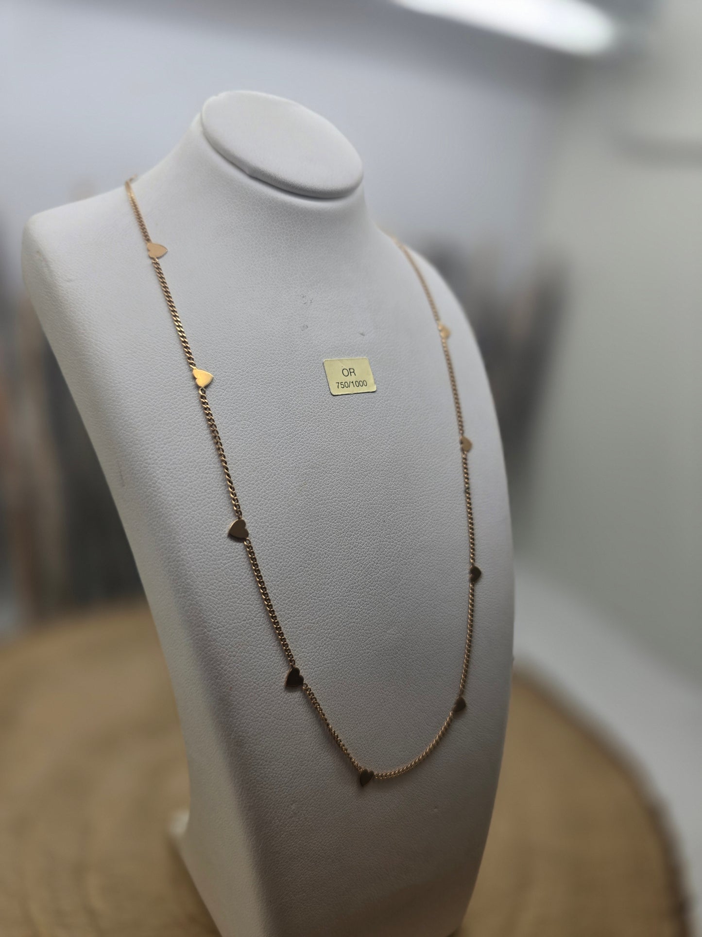 Collier Princesse en Or Jaune 18K 3.19 Grs