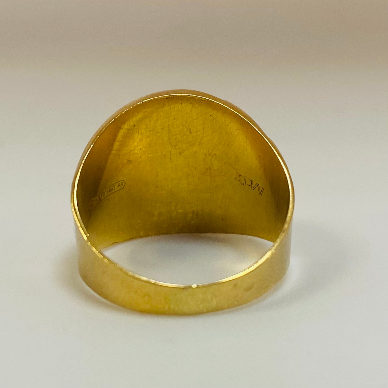 Bague Ancienne en Or Jaune 18 K - T 54