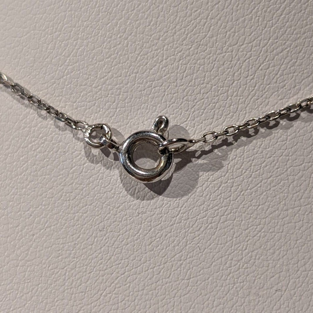 Collier Princesse en Or Blanc 18K 1.94 Grs