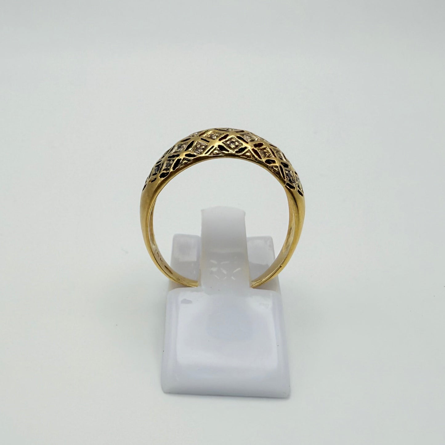 Bague Ancienne en Or Jaune 18 Carats - T 58