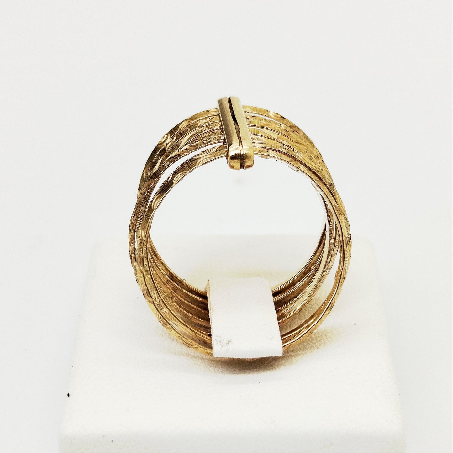 Bague Semainier Or Jaune 18K 6.35 Grs - Taille 59