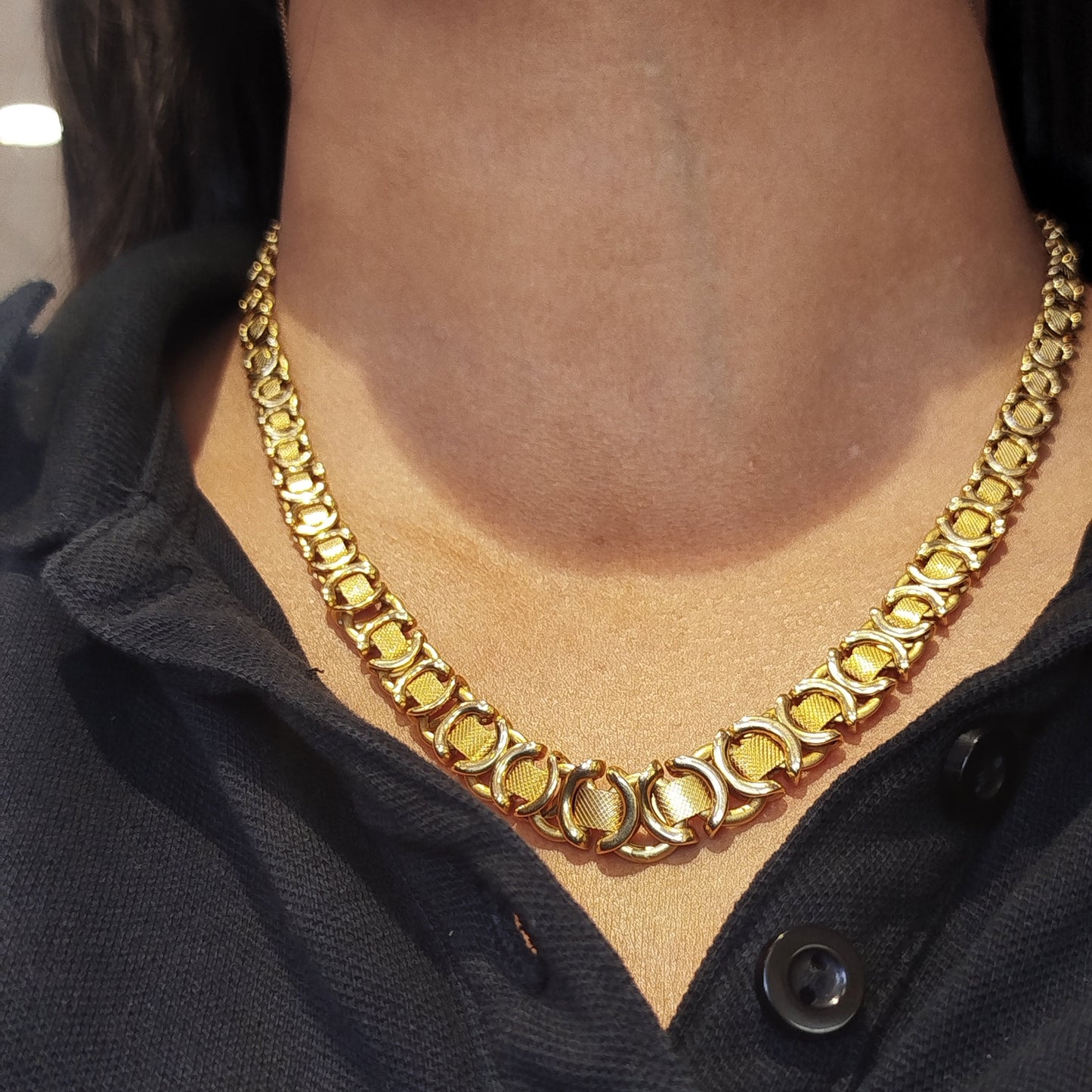 Collier Princesse en Or Jaune 18K 23.67 Grs