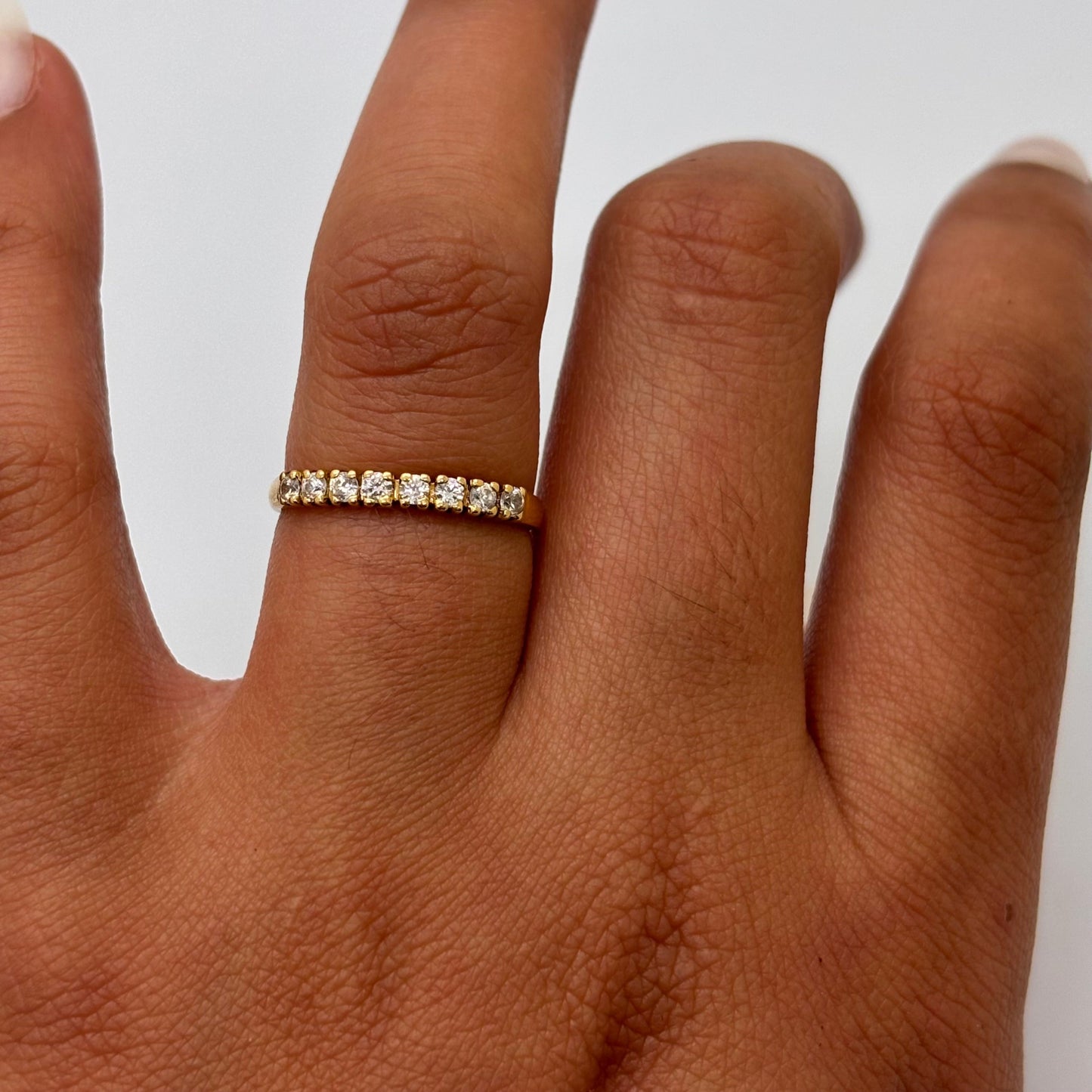 Alliance en or jaune 18K Taille-54