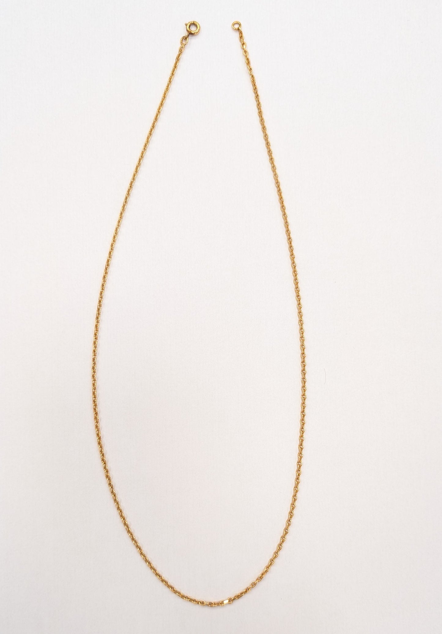 Collier Princesse Jaseron Or Jaune 18K 8.05 Grs