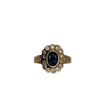 Bague en Or Jaune 18K Taille-54