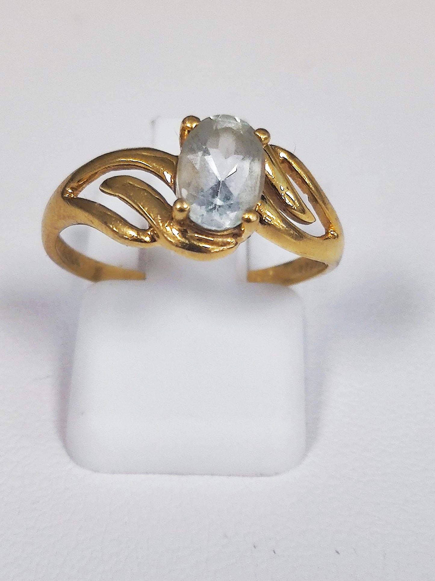 Bague en Or jaune 18K Oxyde de zirconium