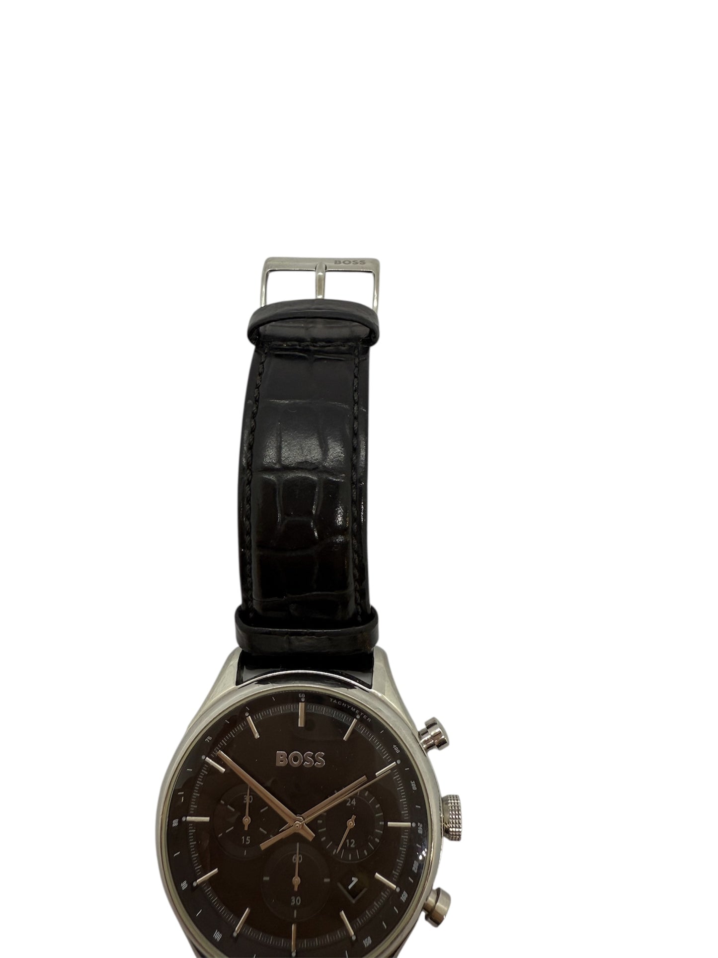 Hugo Boss Montre Homme Classique Quartz Cuir Très Bon Etat