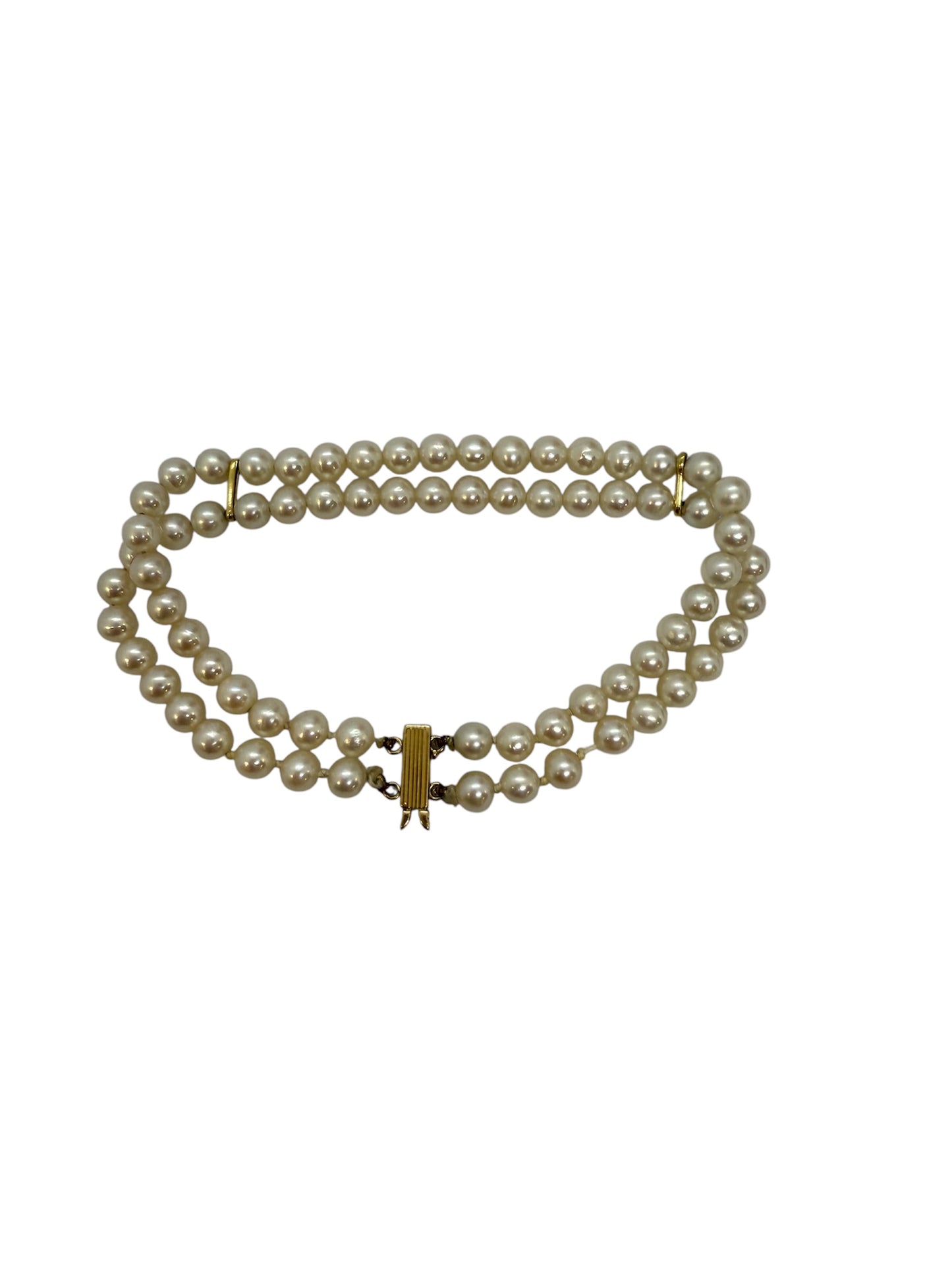 Bracelet perles en Or Jaune 18K 13.06 Grs