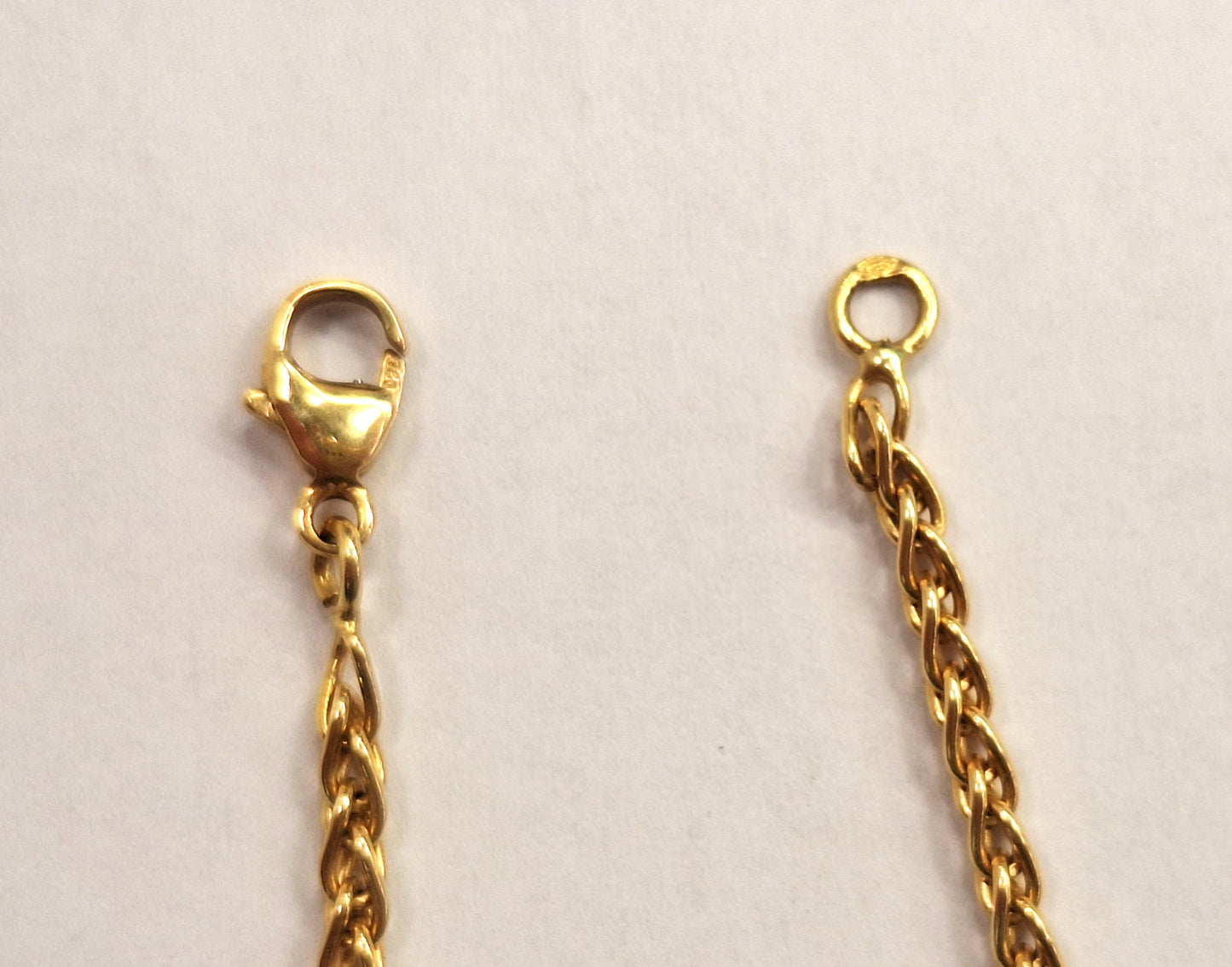 Collier Princesse en Or Jaune 18K Maille Palmier
