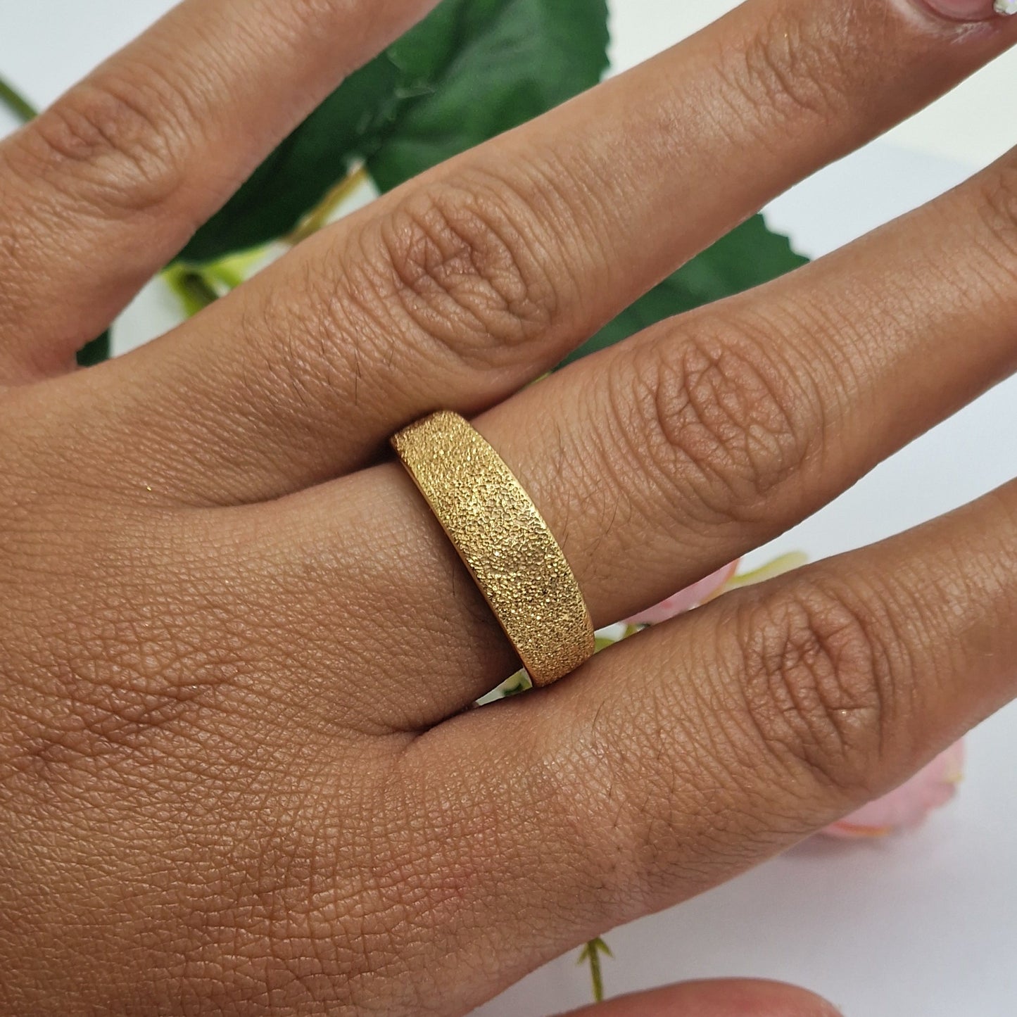 Bague Alliance en OR Jaune 18K Taille-56
