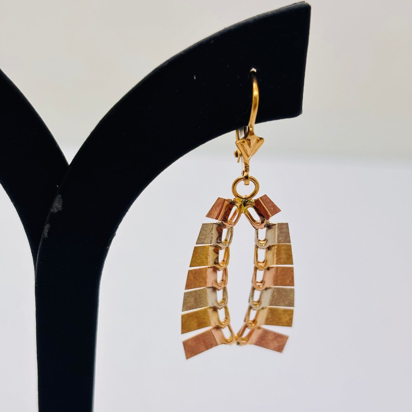 Boucles d'oreilles dormeuses en or 18K 4.38g