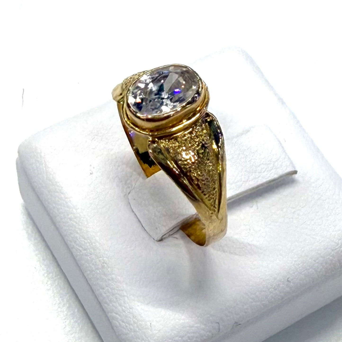 Bagues en Or Jaune 18k Taille-56