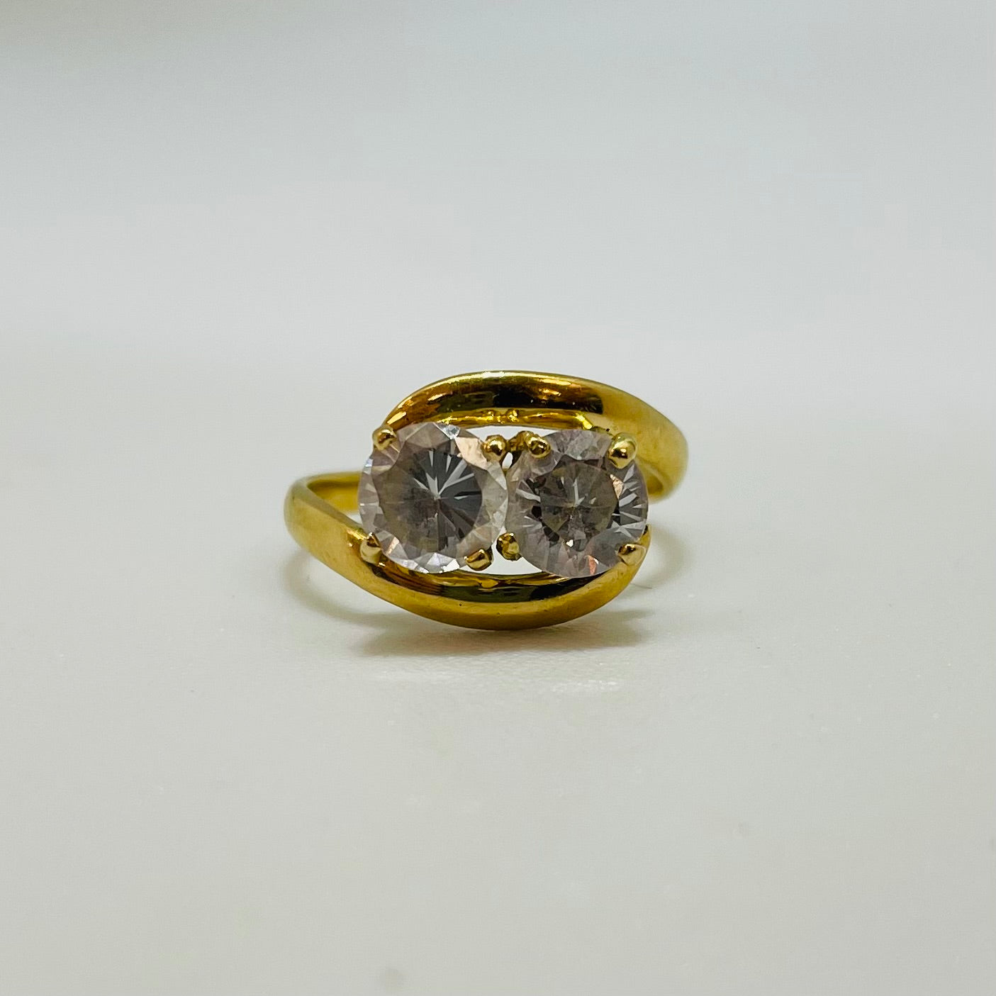 Bague en Or Jaune 18K Taille-52