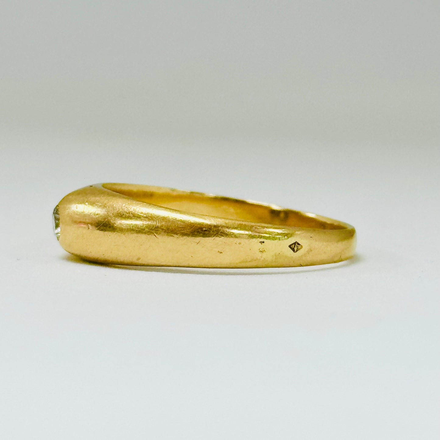 Solitaire en Or Jaune 18K 59-Taille