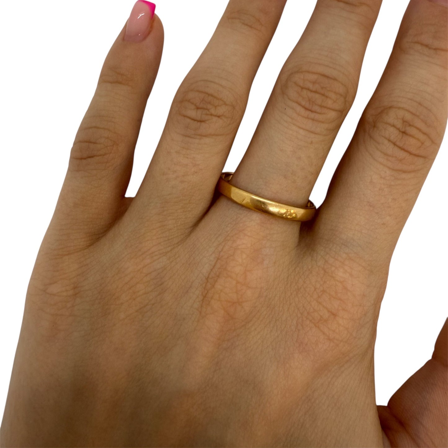 Bagues Alliance Or Jaune 18K Taille-66