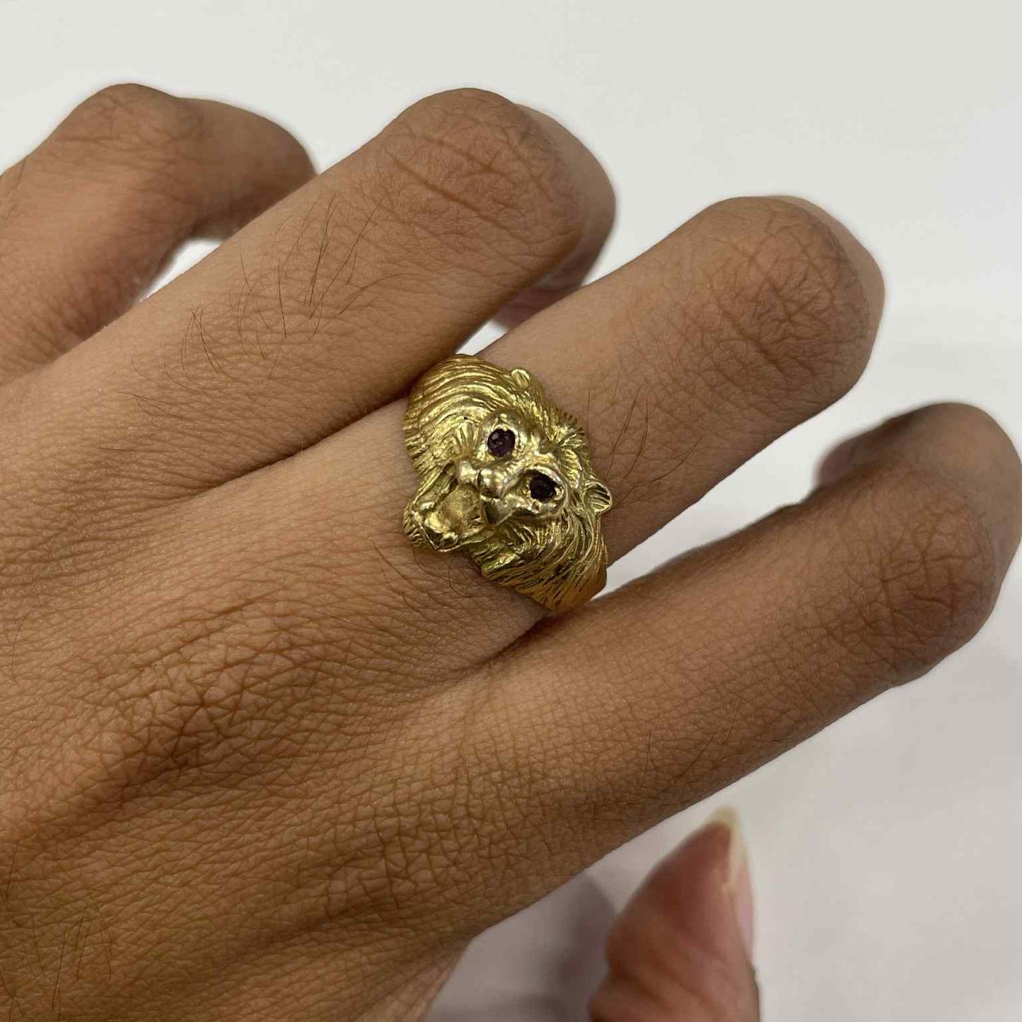 Bague en Or Jaune 18K Taille-56