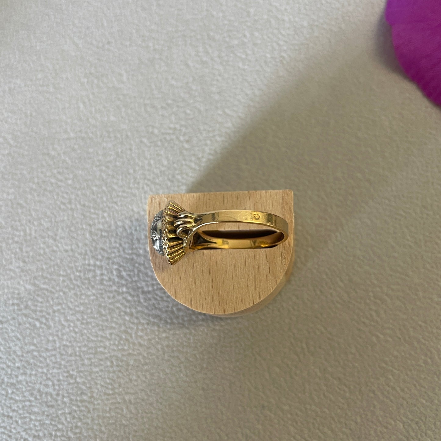Bague Ancienne en Or 18K Taille-56